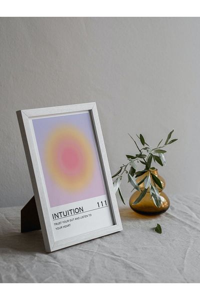 Arthopia Intuition Intuition 111 Angel Number Δώρο Αφίσα Πίνακας Καλλιτεχνικού Σχεδιασμού με κορνίζα