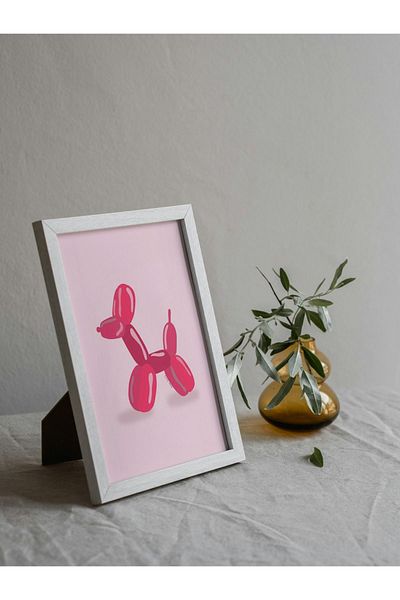 Arthopia Bubble Dog Animals Pinterest Αφίσα με κορνίζα Υψηλής ποιότητας διακοσμητικό σχέδιο ζωγραφικής
