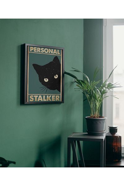 Arthopia Vintage Pinterest Personal Stalker Αφίσα με κορνίζα Υψηλής ποιότητας διακοσμητικό σχέδιο ζωγραφικής