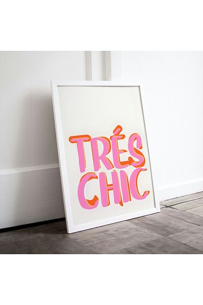 Arthopia Tres Chic 3 Κομψή διακόσμηση Pinterest Δώρο Αφίσα Πλαίσιο Καλλιτεχνική Ζωγραφική