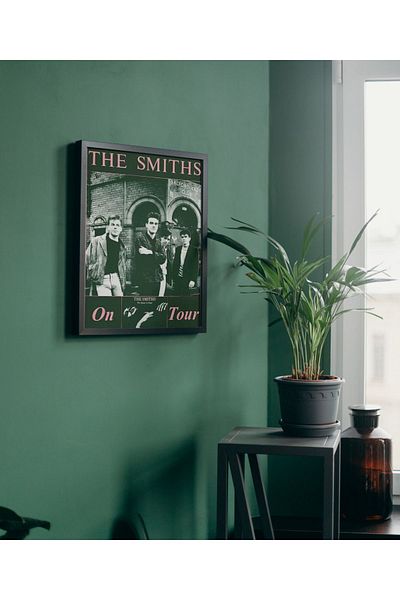 Arthopia The Smiths On Tour Banner Pinterest Αφίσα με κορνίζα Υψηλής ποιότητας διακοσμητικό σχέδιο ζωγραφικής