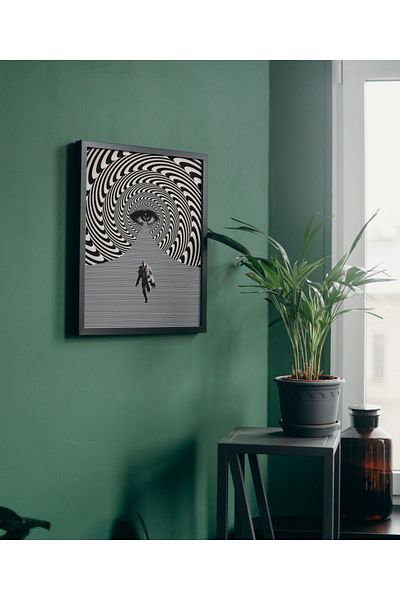 Arthopia Σπειροειδές μάτι Pinterest Πίνακας σχεδίασης διακόσμησης υψηλής ποιότητας με πλαίσιο αφίσας