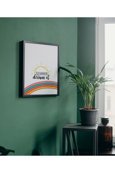 Arthopia Ημέρα του Αγίου Βαλεντίνου Light Up Rainbow Sun Δώρο Pinterest Πίνακας καλλιτεχνικού σχεδιασμού με κορνίζα