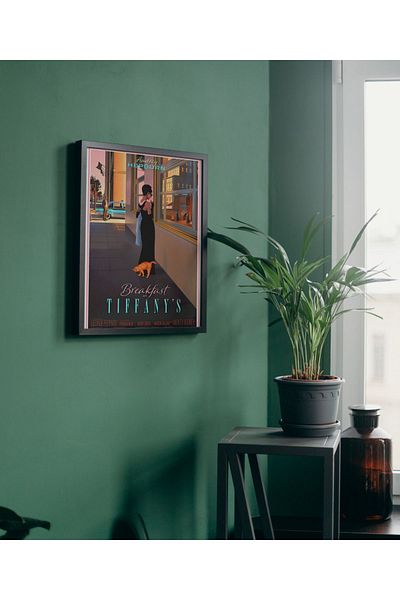 Arthopia Πρωινό της Tiffany Audrey Hepb. Πίνακας σχεδίου διακόσμησης υψηλής ποιότητας με πλαίσιο αφίσας Pinterest