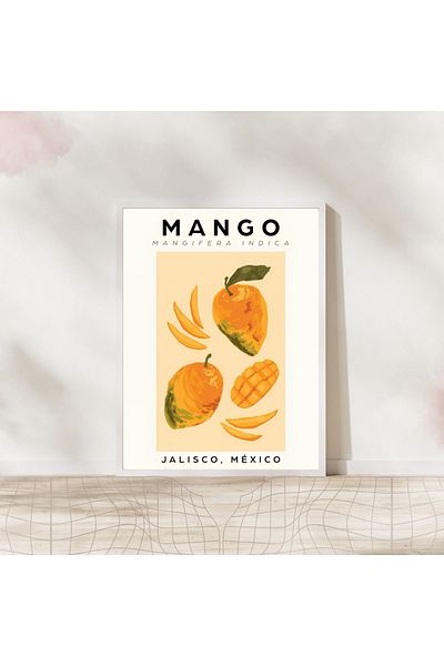 Arthopia Mango Kitchen Products Πίνακας Σχεδιασμού Δώρου με Πλαίσιο Αφίσας