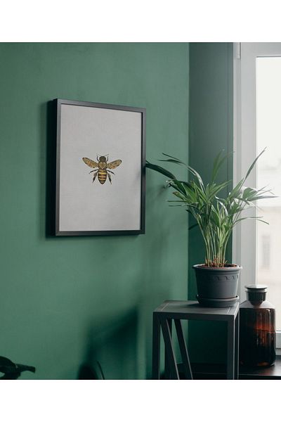Arthopia Bee Bee Animal Artistic Pinterest Αφίσα με κορνίζα Υψηλής ποιότητας διακοσμητικό σχέδιο ζωγραφικής