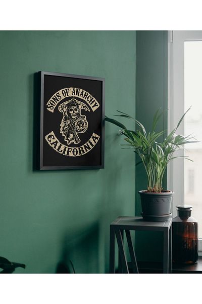Arthopia Pinterest Πίνακας υψηλής ποιότητας σχεδίου με κορνίζα με αφίσα Sons Of Anarchy