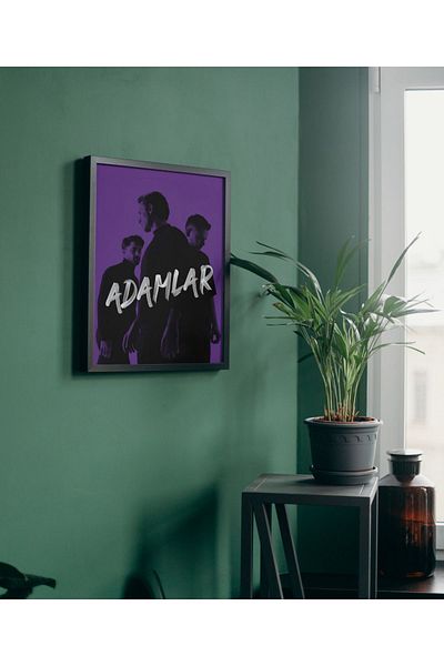 Arthopia Εξώφυλλο άλμπουμ τουρκικής ροκ για άνδρες Pinterest Πλαίσιο αφίσας Υψηλής ποιότητας ζωγραφική σχεδίου