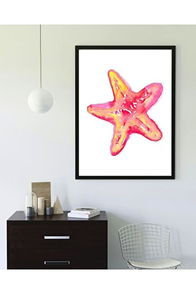 Arthopia Pinky Shiny Starfish Poster Pinterest Tablou cu design artistic înrămat