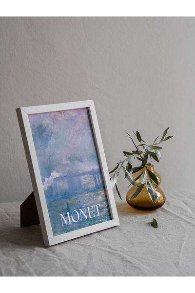 Arthopia Claude Monet Διακοσμητικός Πίνακας Αφίσας Υψηλής Ποιότητας Σχεδιασμού με κορνίζα