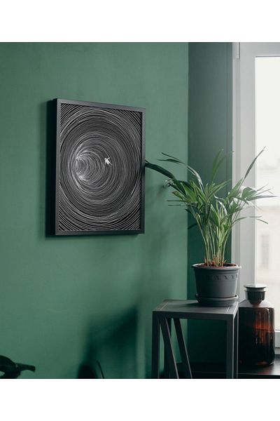 Arthopia 3D Mindfuck Black Hole Pinterest Αφίσα με κορνίζα Υψηλής ποιότητας διακοσμητικό σχέδιο ζωγραφικής