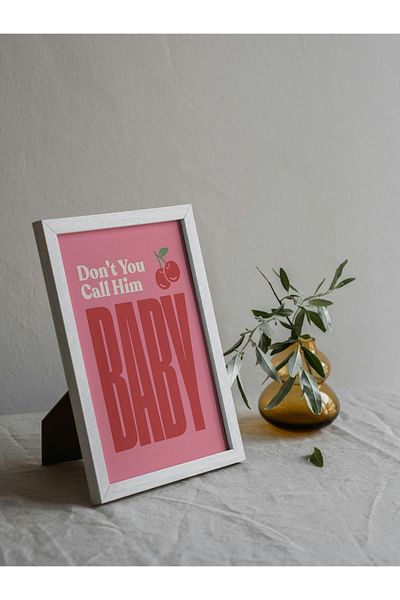 Arthopia Μην τον ονομάζετε Baby Pinterest Πίνακας σχεδίασης διακόσμησης υψηλής ποιότητας με πλαίσιο