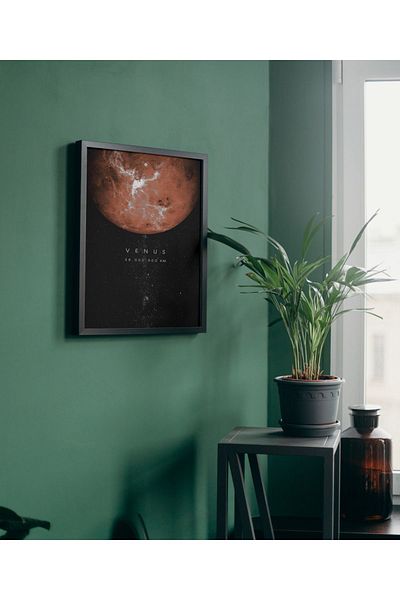 Arthopia Venus Planets Space The Space Pinterest Αφίσα με κορνίζα Υψηλής ποιότητας διακοσμητικό σχέδιο ζωγραφικής