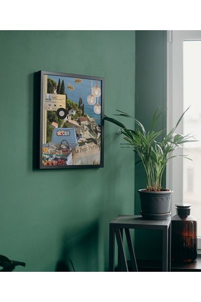 Arthopia Vision Board 4 Manifest Pinterest Αφίσα με κορνίζα Υψηλής ποιότητας διακοσμητικό σχέδιο ζωγραφικής