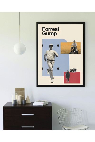 Arthopia Πλαίσιο αφίσας δώρου Forrest Gump Ταινία Ταινίας Pinterest Πίνακας καλλιτεχνικού σχεδιασμού
