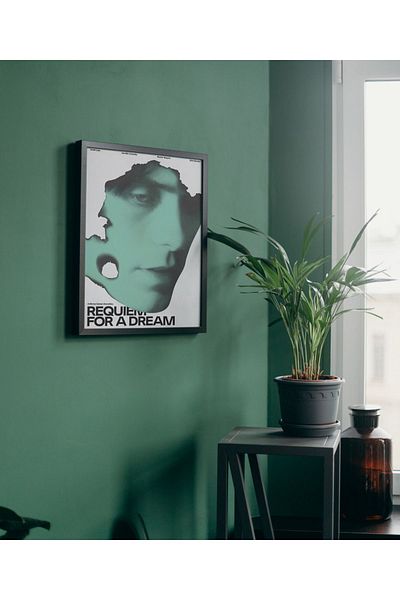 Arthopia Requiem For A Dream Αφίσα ταινίας 1 Pinterest Αφίσα με κορνίζα Υψηλής ποιότητας διακοσμητικό σχέδιο ζωγραφικής