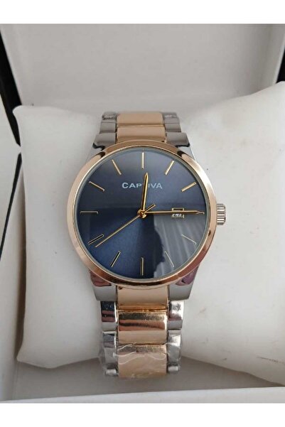 captiva Saatkolik Captiva Sarı Beyaz Lacivert Kadran Erkek Kol Saati