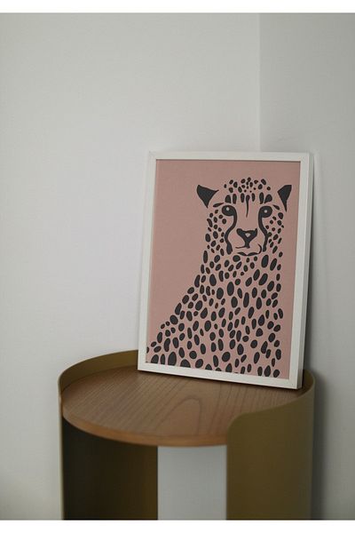 Arthopia Αφίσα με σκελετό διακόσμησης Cheetah