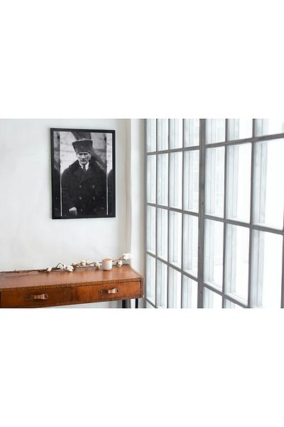 Arthopia Μουσταφά Καμάλ Ατατούρκ με καπέλο Vintage διακόσμηση Αφίσα ζωγραφικής τοίχου υψηλής ποιότητας