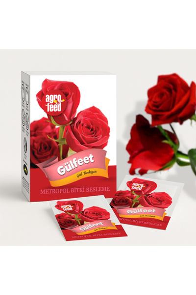 Agrofeed Gül Için Özel Süs Bitkisi Gübresi, Bitki Besini - 10'lu Paket