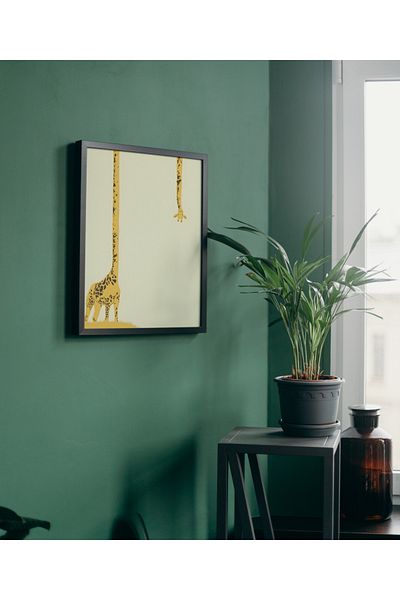 Arthopia Cute Animals Giraffe Διακόσμηση Παιδικού Δωματίου Ποιοτική Πλαισιωμένη Αφίσα ζωγραφικής