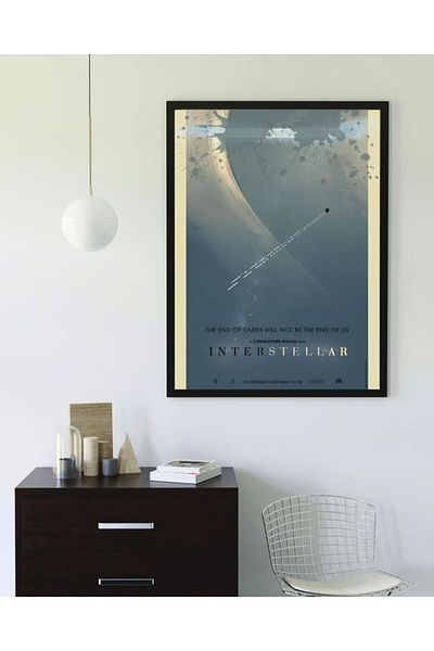 Arthopia Αφίσα ταινίας Interstellar Interstellar Movie Πίνακας καλλιτεχνικής σχεδίασης με πλαίσιο Pinterest