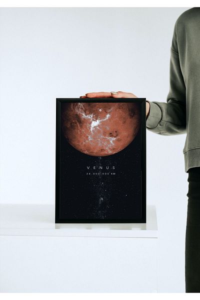Arthopia Venus Planets Space The Space Pinterest Αφίσα με κορνίζα Υψηλής ποιότητας διακοσμητικό σχέδιο ζωγραφικής