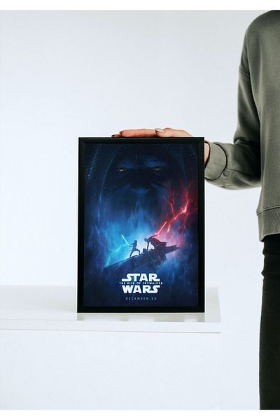 Arthopia Διακόσμηση ταινίας Star Wars με κορνίζα με σχέδιο αφίσας
