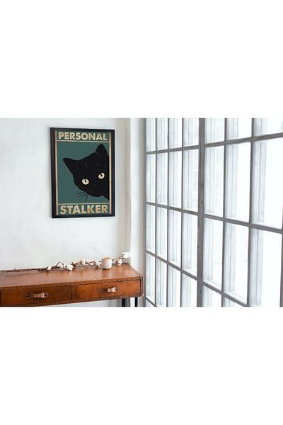 Arthopia Vintage Pinterest Personal Stalker Αφίσα με κορνίζα Υψηλής ποιότητας διακοσμητικό σχέδιο ζωγραφικής