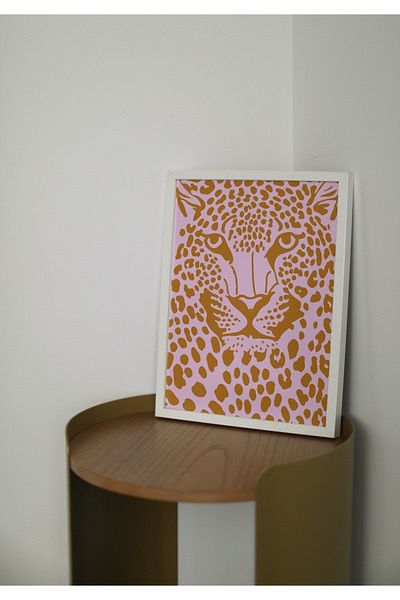 Arthopia Αφίσα με σχέδιο με κορνίζα Leopard Decoration
