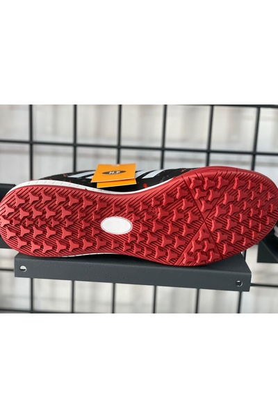 M.P. Чоловічі чорно-червоні килимові черевики з шнурівкою 221-2406mr 400