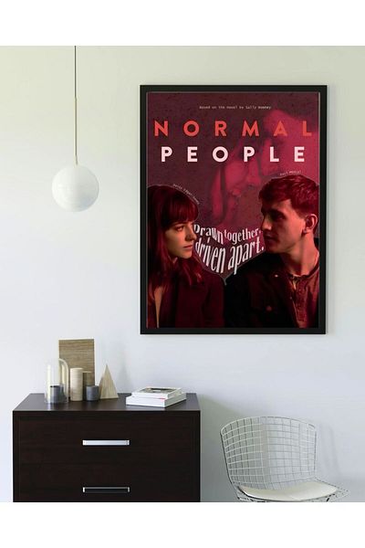 Arthopia Αφίσα ταινίας της σειράς Normal People Δώρο Pinterest Αφίσα με κορνίζα ζωγραφική καλλιτεχνικού σχεδιασμού