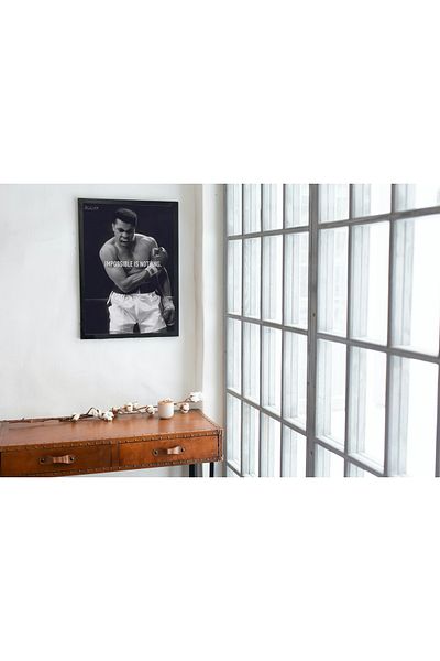 Arthopia Μουάμεν Άλι Αδύνατο Τίποτα Vintage Διακόσμηση Υψηλής Ποιότητας Πλαίσιο Ζωγραφικής Τοίχου Αφίσα