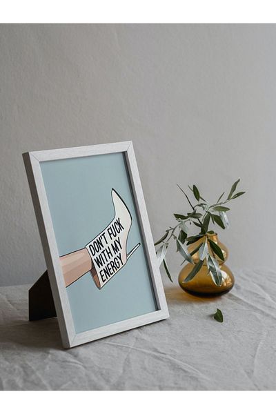 Arthopia Don't With My Energy Pinterest Πίνακας σχεδίασης δώρου με πλαίσιο