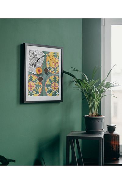 Arthopia Magazine Coffe And Chill Lunch Pinterest Δώρο Αφίσα Πίνακας καλλιτεχνικού σχεδιασμού με κορνίζα