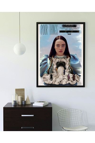 Arthopia Poor Things 2 Αφίσα ταινίας ταινίας Pinterest Δώρο αφίσα με κορνίζα ζωγραφική καλλιτεχνική σχεδίαση