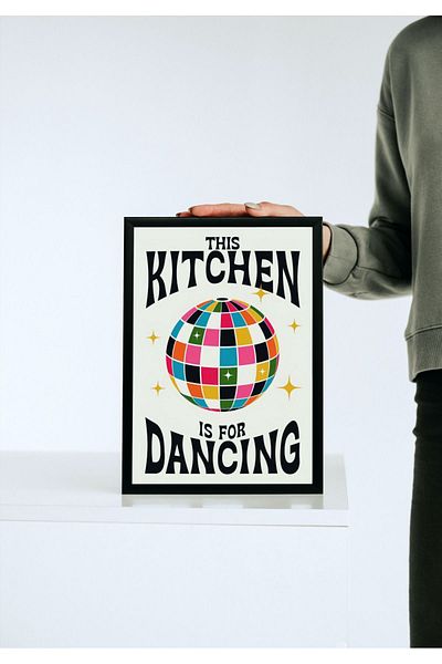 Arthopia The Kitchen is Dancing Kitchen Pinterest Πίνακας με κορνίζα υψηλής ποιότητας διακοσμητικό σχέδιο