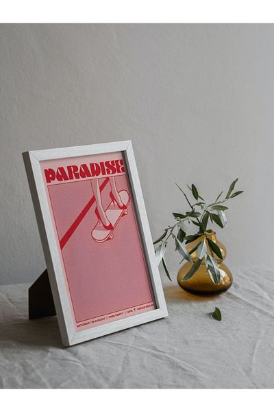 Arthopia Girl Motivation Manifest Paradise Pinterest Αφίσα με κορνίζα Δώρο Διακόσμηση Σχέδιο Ζωγραφική