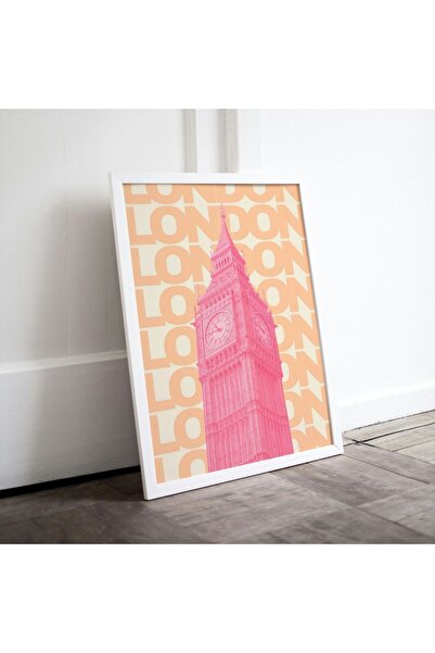 Arthopia London Orange City Şehirler Pinterest Poster Çerçeveli Yüksek Kalite...