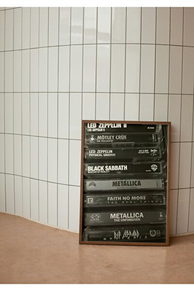 Arthopia Metallica Kasetleri Dekorasyon Yüksek Kaliteli Çerçevesiz Duvar Tabl...