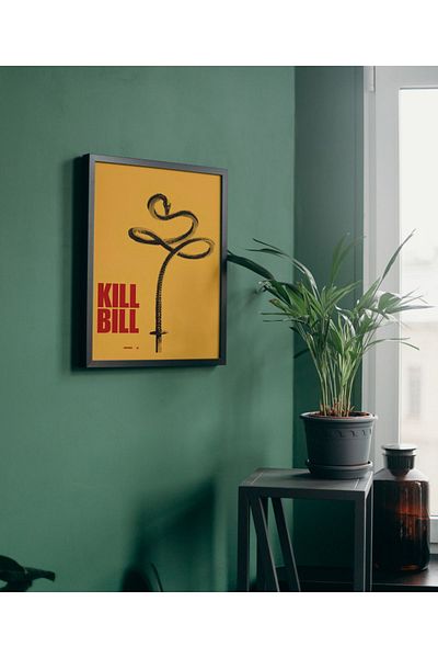 Arthopia Kill Bill Ταινία Ταινίας Αφίσα Pinterest Αφίσα με κορνίζα Υψηλής ποιότητας διακοσμητικό σχέδιο ζωγραφικής