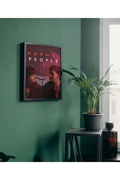 Arthopia Αφίσα ταινίας της σειράς Normal People Δώρο Pinterest Αφίσα με κορνίζα ζωγραφική καλλιτεχνικού σχεδιασμού