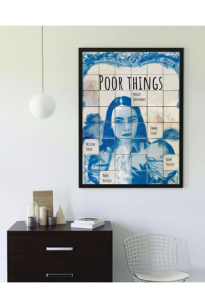 Arthopia Poor Things 7 Αφίσα ταινίας ταινίας Pinterest Δώρο αφίσα με κορνίζα ζωγραφική καλλιτεχνικού σχεδιασμού