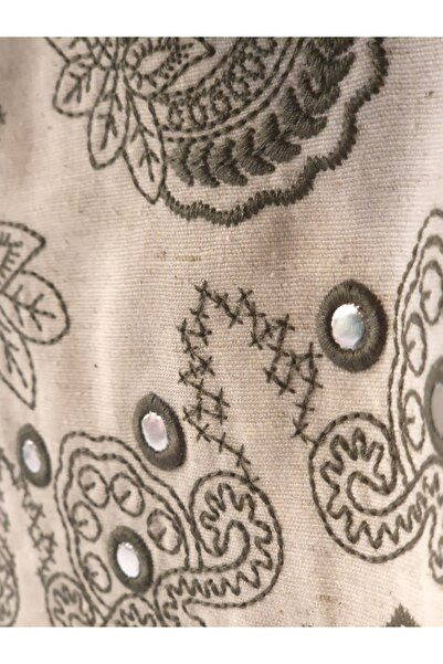 FASHION COCKTAIL Ethnic Embroidered Bohemian Mirrored Embroidered Motif Patterned Short Mini Skirt