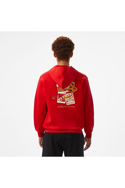 Anta Cny Good Luck Men's Red Hoodie