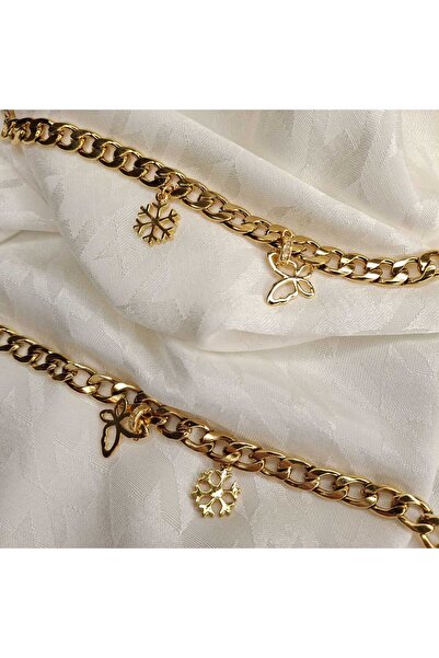 Çelik Çelik Gold Bileklik