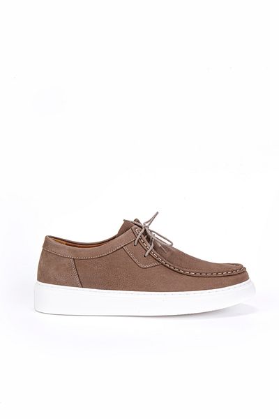 Vantaggio Eagle Sand Nubuck 100% Genuine Leather Men's Casual Shoes