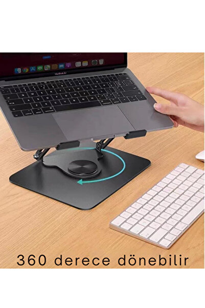 Fipgo Laptop Yükseltici 360º Dönebilir Laptop Stand Ayarlanabilir Metal Dizüs...