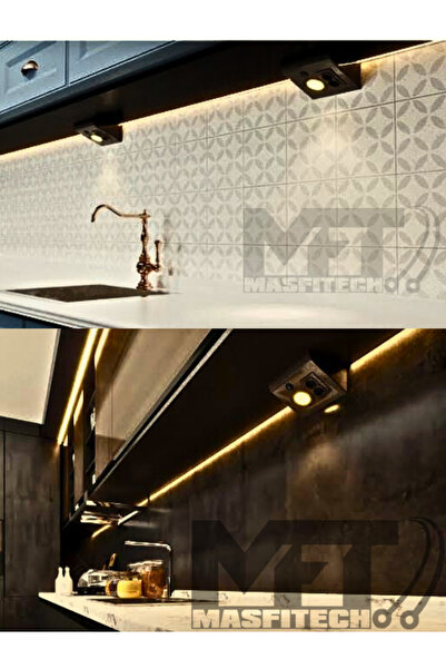 Masfitech Dolap & Tezgah Altı Prizli Aydınlatma 3 Watt (BEYAZ IŞIK) 1306-165