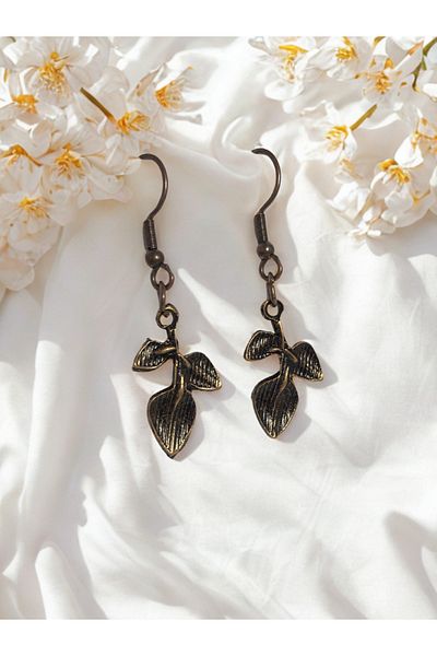 ayrestyle Clover Earrings - Antique Bohemian Clover - Leaf Bohemian Dangle Earrings